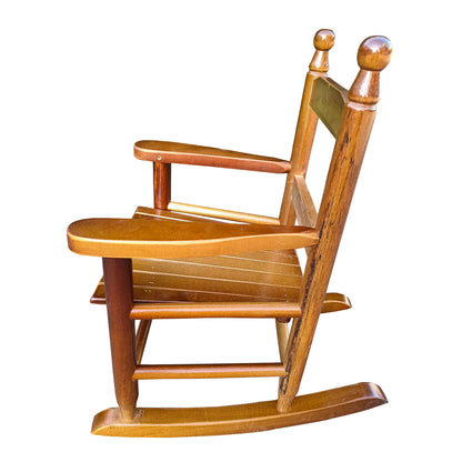 Children's rocking oak chair- Indoor or Outdoor -Suitable for kids-Durable image 6