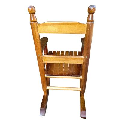 Children's rocking oak chair- Indoor or Outdoor -Suitable for kids-Durable image 4