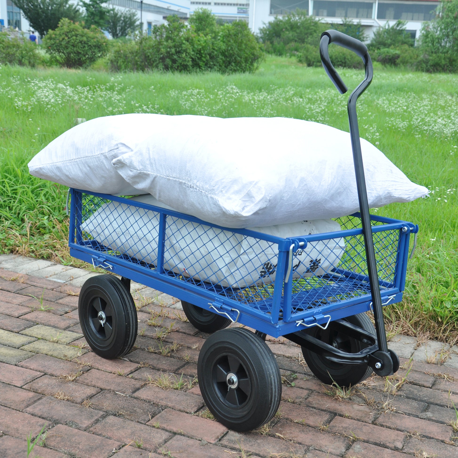 Tools cart Wagon Cart Garden cart trucks make it easier to transport firewood image 11