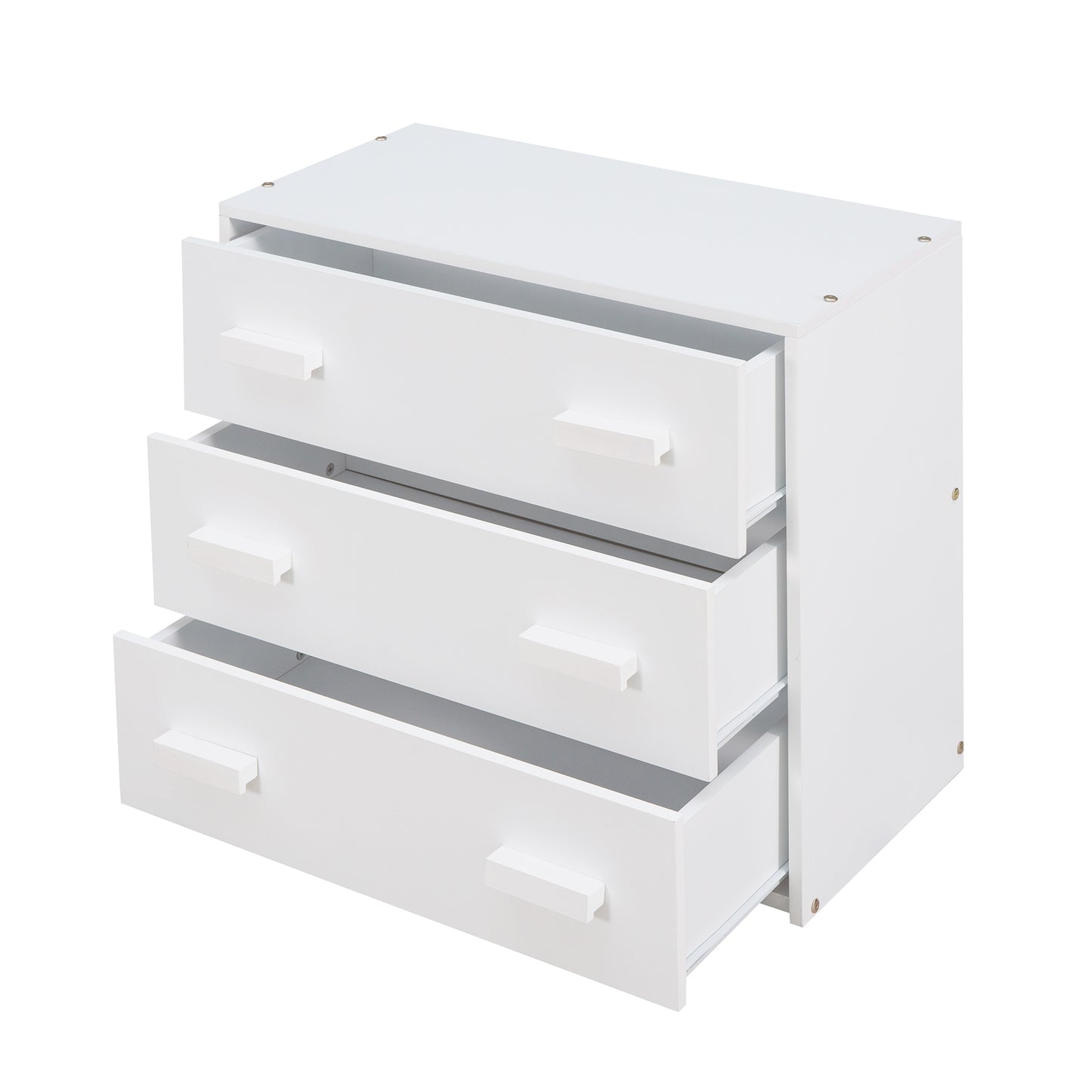 Twin Size Loft Bed with Cabinet and Shelf - White (OLD SKU:LP001501AAK) image 10