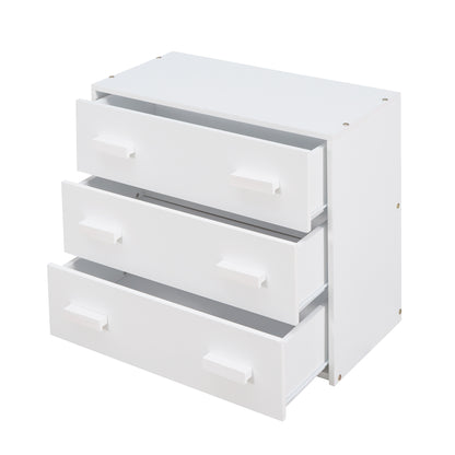 Twin Size Loft Bed with Cabinet and Shelf - White (OLD SKU:LP001501AAK) image 10
