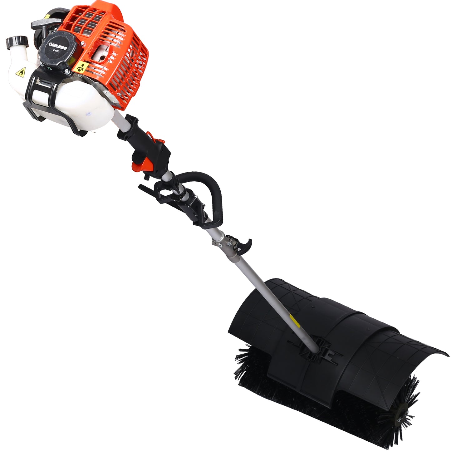 snow sweeper GASOLINE POWERED BROOM SWEEPER,52CC 2 STROKE,BROOM BRUSH 21x10" EPA image 4