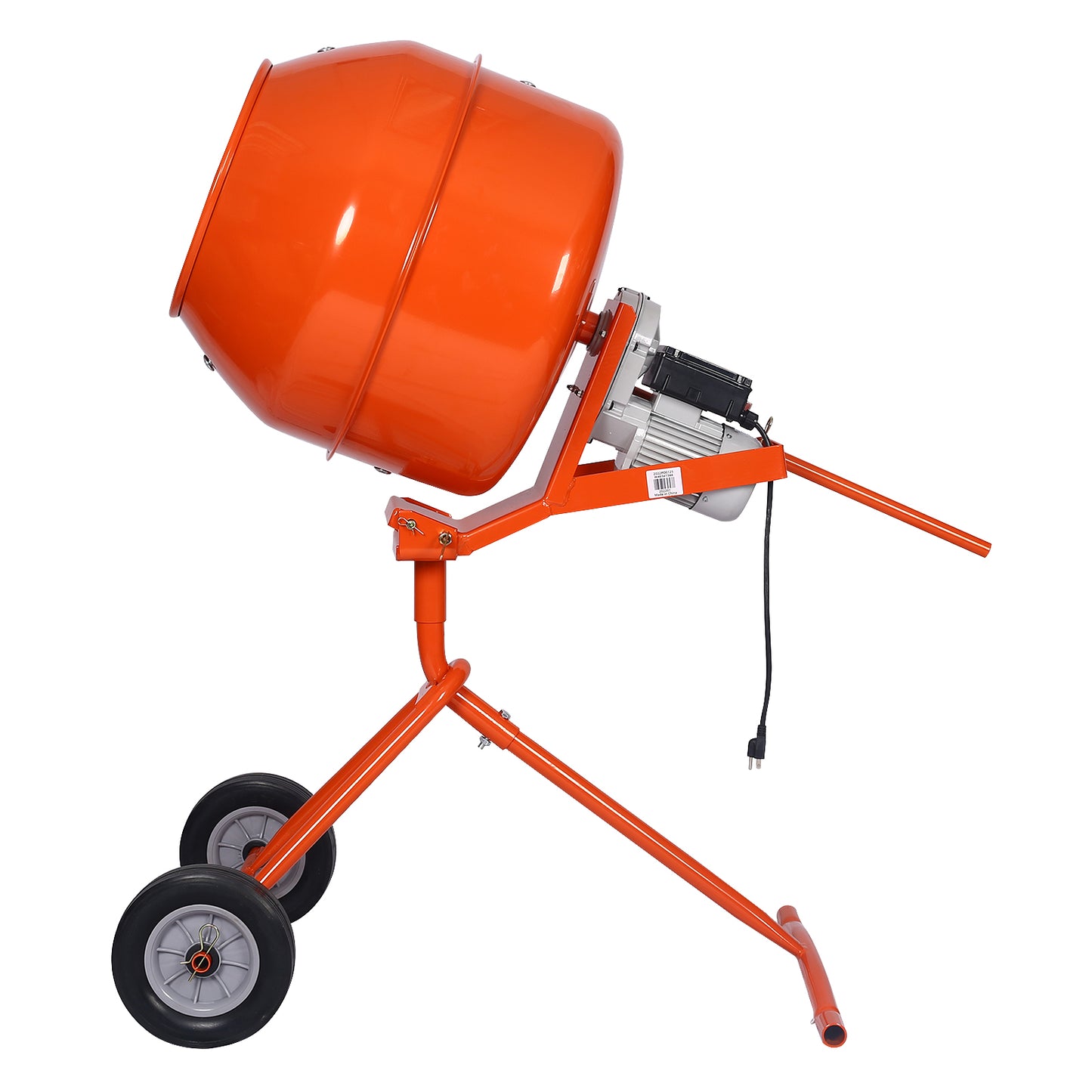 5.0 cu. ft. Portable Concrete Mixer,electric cement mixer,ETL certificated copper motor image 3