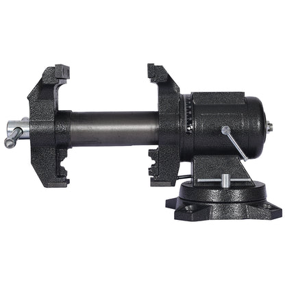 5" Multi-jaw Rotating Bench Vise,Multipurpose Vise Bench,360-Degree Rotation Clamp on Vise with Swivel Base and Head,5inch black image 2