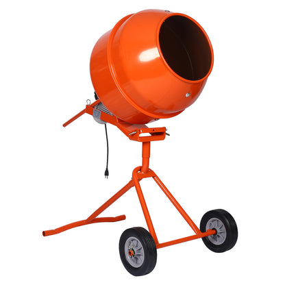 5.0 cu. ft. Portable Concrete Mixer,electric cement mixer,ETL certificated copper motor image 1