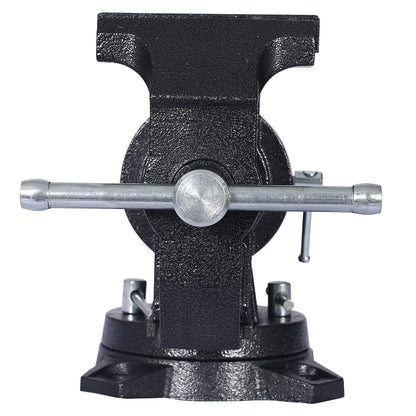 5" Multi-jaw Rotating Bench Vise,Multipurpose Vise Bench,360-Degree Rotation Clamp on Vise with Swivel Base and Head,5inch black image 5