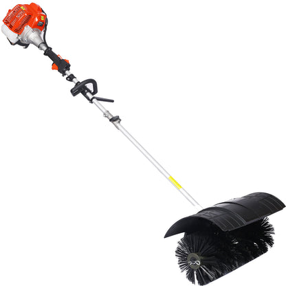 snow sweeper GASOLINE POWERED BROOM SWEEPER,52CC 2 STROKE,BROOM BRUSH 21x10" EPA image 1