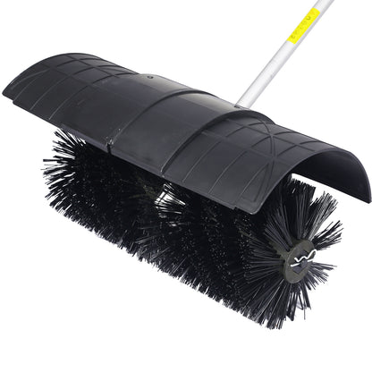 snow sweeper GASOLINE POWERED BROOM SWEEPER,52CC 2 STROKE,BROOM BRUSH 21x10" EPA image 3