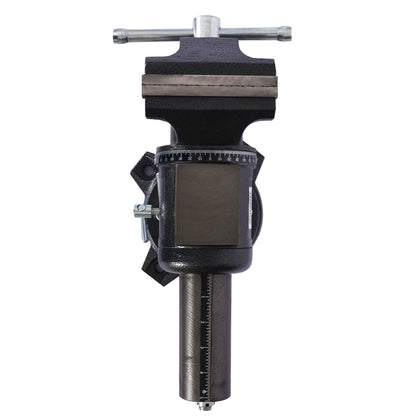5" Multi-jaw Rotating Bench Vise,Multipurpose Vise Bench,360-Degree Rotation Clamp on Vise with Swivel Base and Head,5inch black image 6