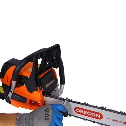 Chainsaw gas 20inch,52cc Gasoline Chain Saw for Trees,Wood Cutting 2-cycle EPA Compliant OREGAN BAR OREGAN CHAIN image 10