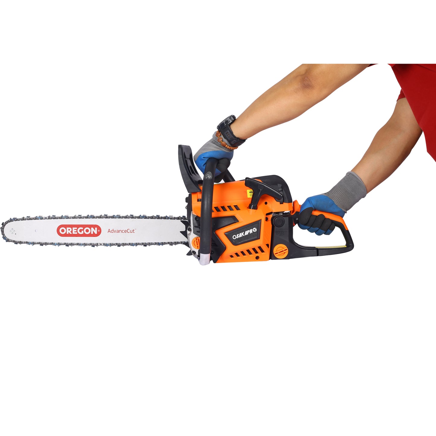 Chainsaw gas 20inch,52cc Gasoline Chain Saw for Trees,Wood Cutting 2-cycle EPA Compliant OREGAN BAR OREGAN CHAIN image 2