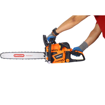 Chainsaw gas 20inch,52cc Gasoline Chain Saw for Trees,Wood Cutting 2-cycle EPA Compliant OREGAN BAR OREGAN CHAIN image 2