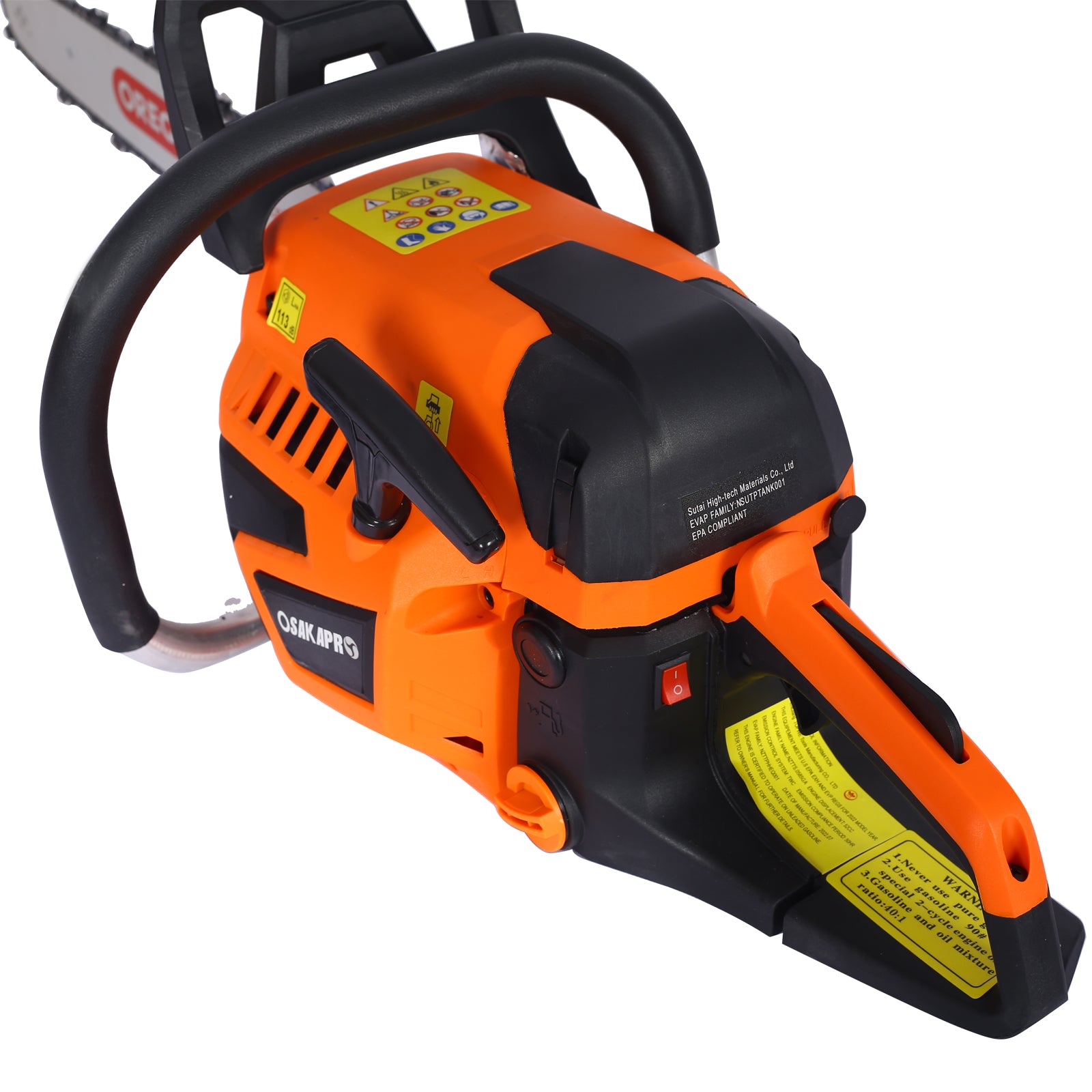 Chainsaw gas 20inch,52cc Gasoline Chain Saw for Trees,Wood Cutting 2-cycle EPA Compliant OREGAN BAR OREGAN CHAIN image 5