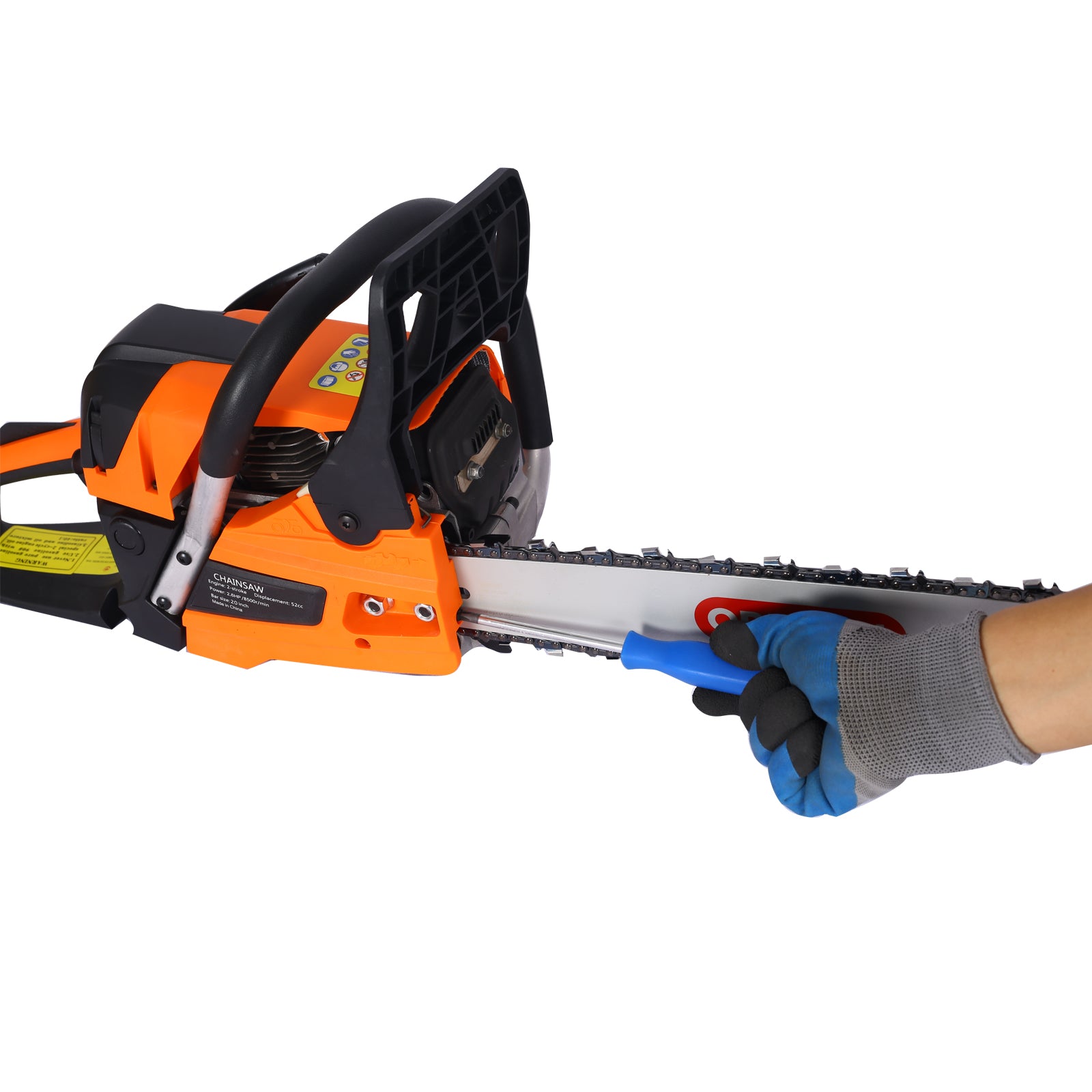 Chainsaw gas 20inch,52cc Gasoline Chain Saw for Trees,Wood Cutting 2-cycle EPA Compliant OREGAN BAR OREGAN CHAIN image 8
