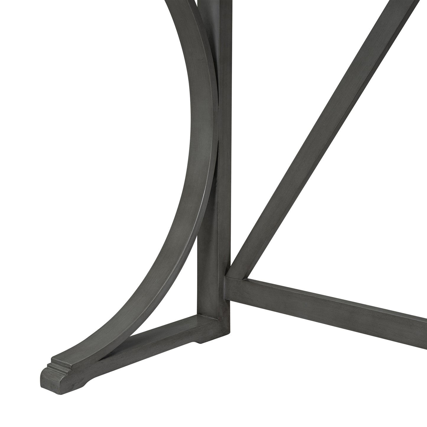 TOPMAX Farmhouse 3-Piece Counter Height Dining Table Set with USB Port and Upholstered Stools,Gray image 11