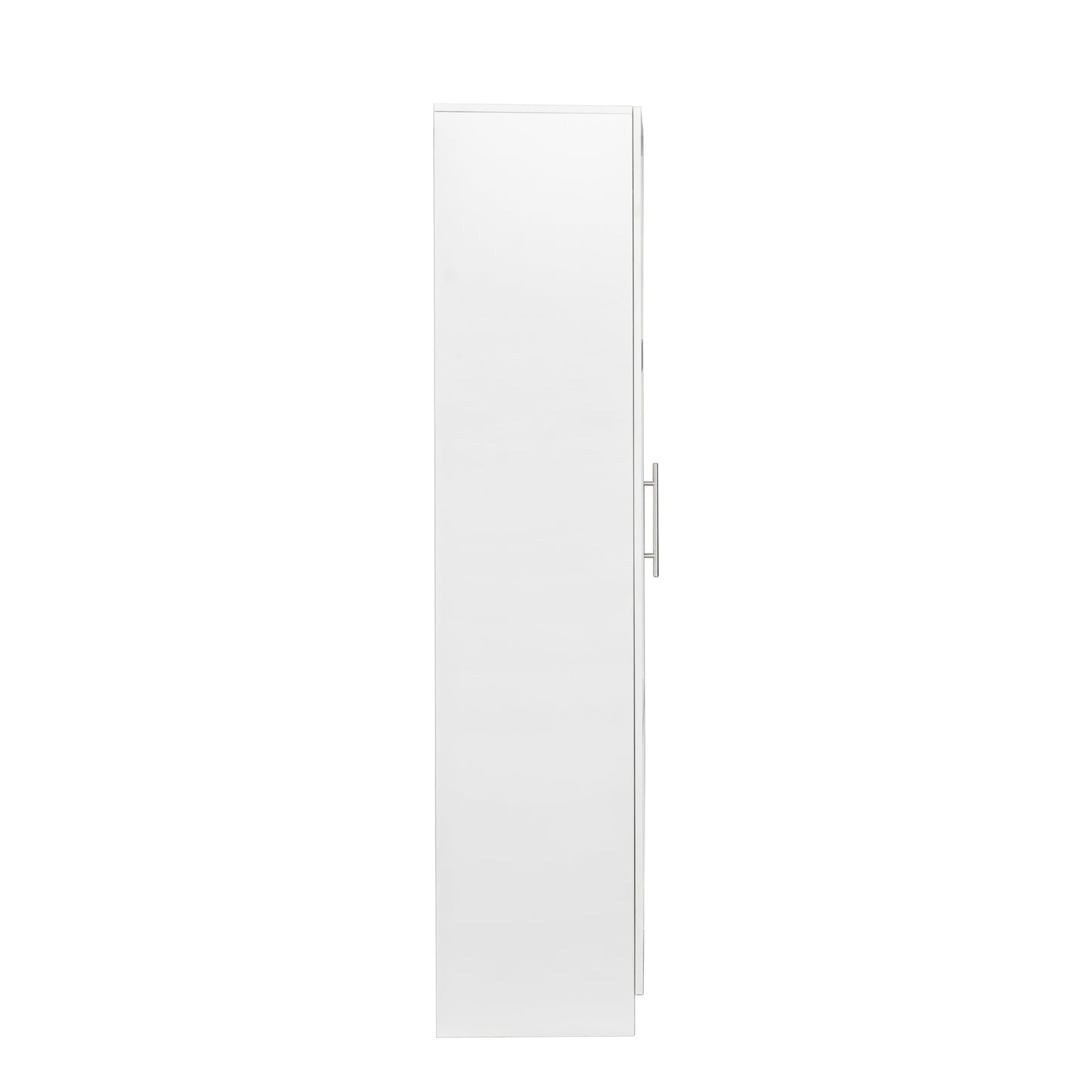 Stackable Wall Mounted Storage Cabinet, 15.75" D x 15.75" W x 70.87" H, White image 6