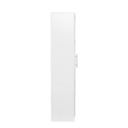 Stackable Wall Mounted Storage Cabinet, 15.75" D x 15.75" W x 70.87" H, White image 6