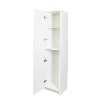 Stackable Wall Mounted Storage Cabinet, 15.75" D x 15.75" W x 70.87" H, White image 10