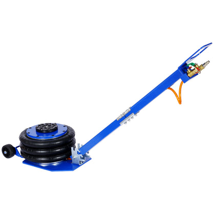 3T Triple Bag Air Jack,Pneumatic Jack 3 bag,lifting 16in capacity 6600lbs,easy-collapsing Terrain,Blue color image 9