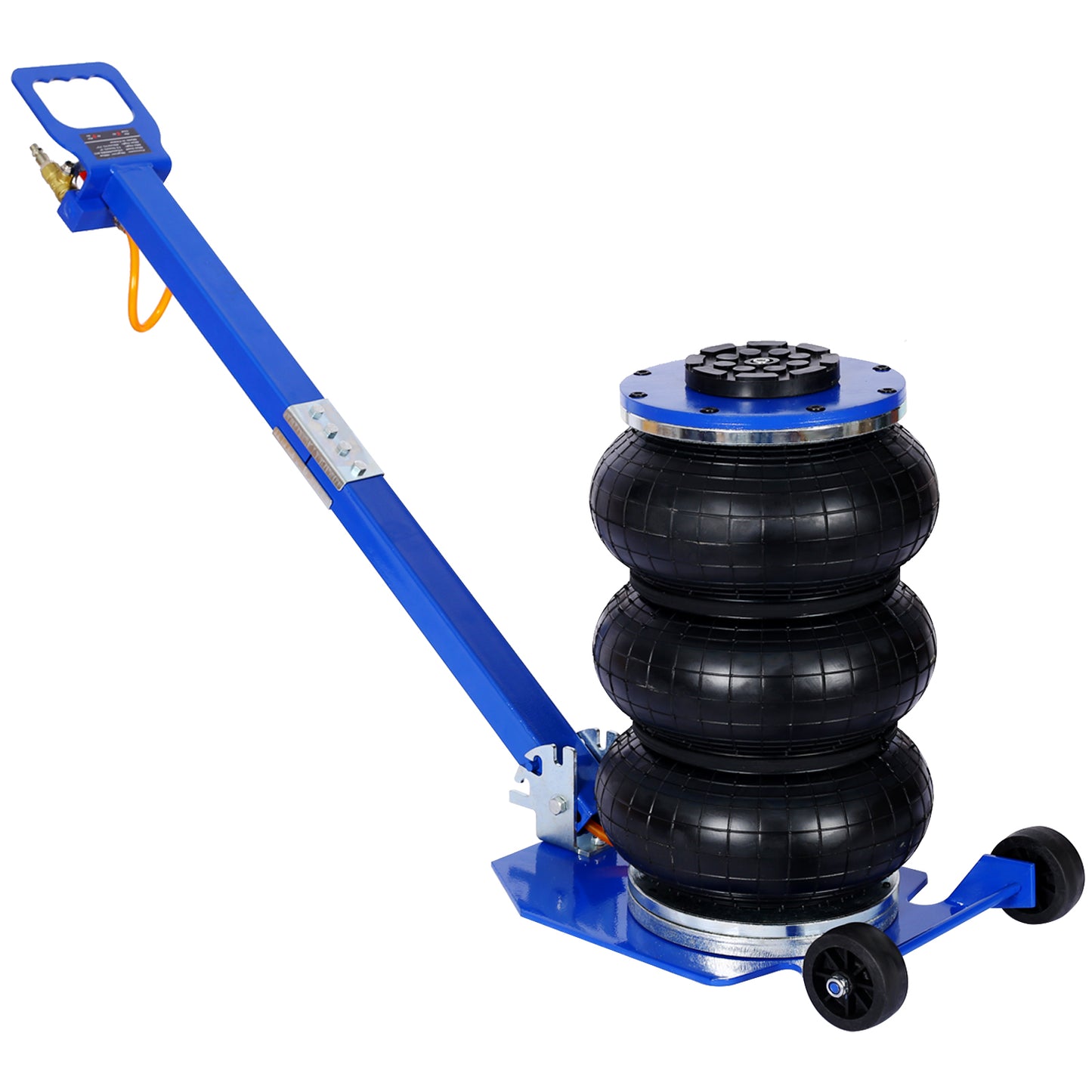 3T Triple Bag Air Jack,Pneumatic Jack 3 bag,lifting 16in capacity 6600lbs,easy-collapsing Terrain,Blue color image 10