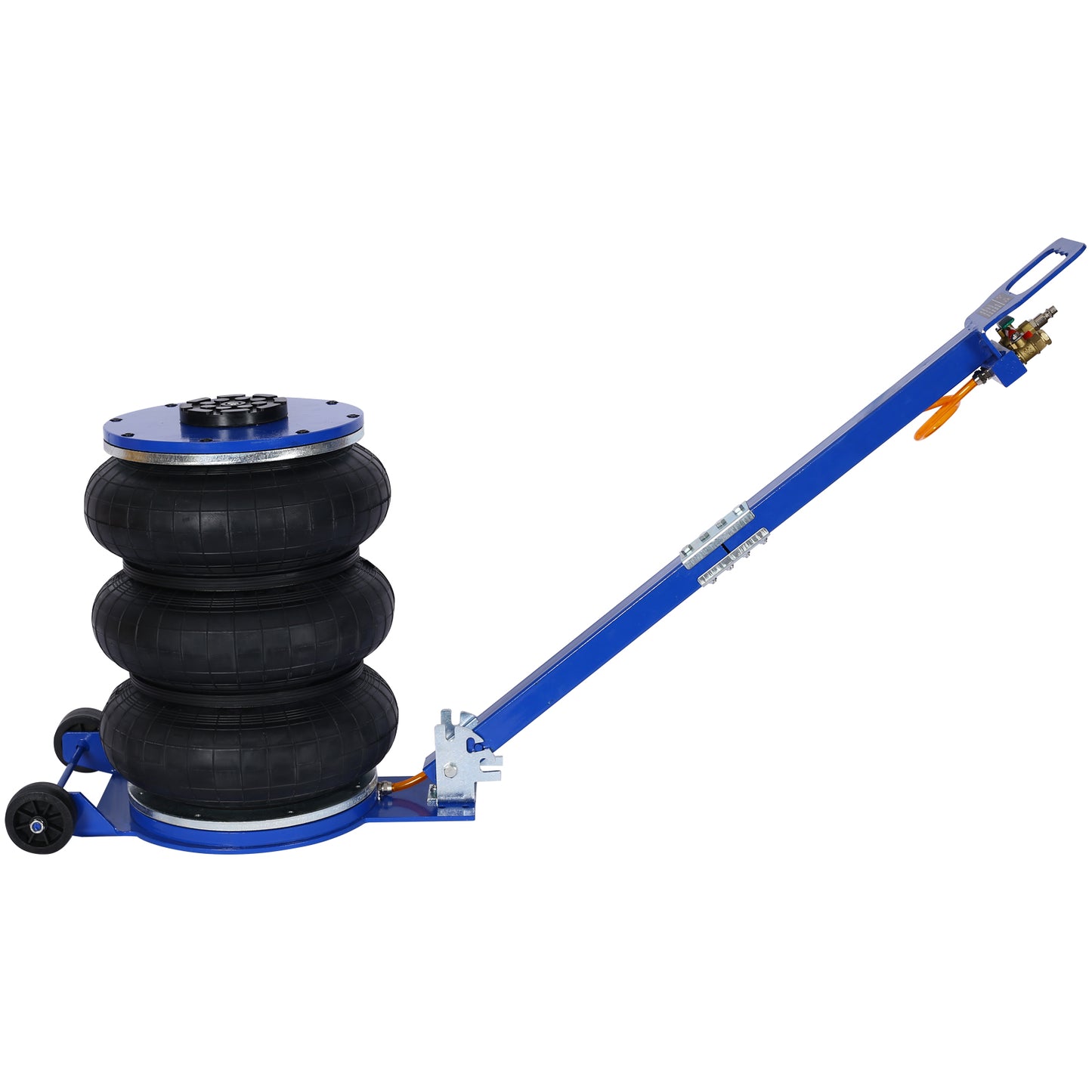 5T Triple Bag Air Jack,Pneumatic Jack 3 bag,lifting 16in capacity 5T 11000lbs,easy-collapsing Terrain,Blue color image 6