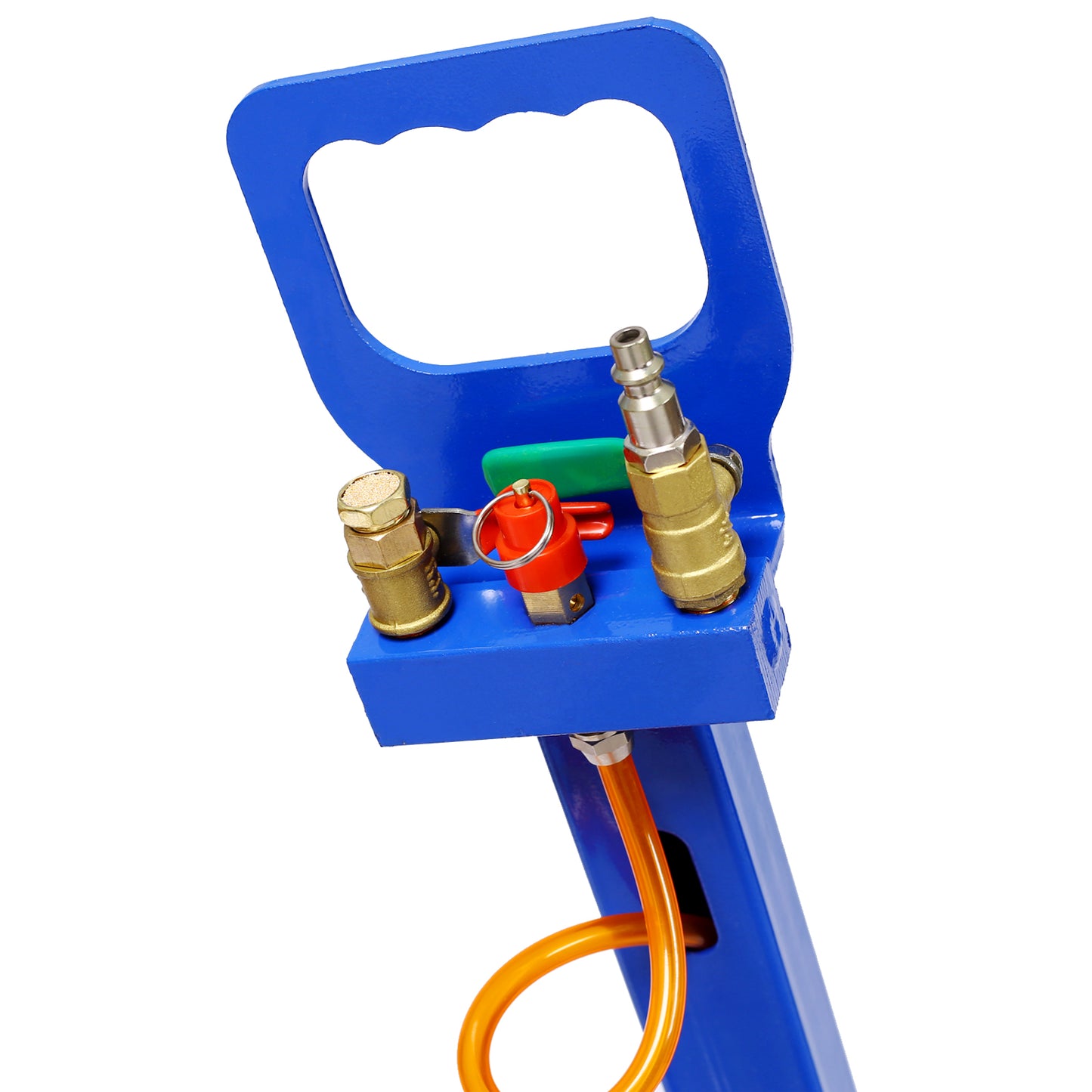 3T Triple Bag Air Jack,Pneumatic Jack 3 bag,lifting 16in capacity 6600lbs,easy-collapsing Terrain,Blue color image 8