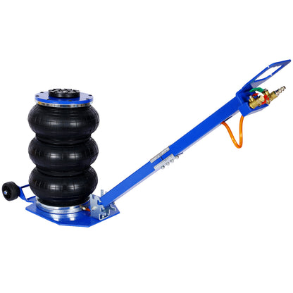3T Triple Bag Air Jack,Pneumatic Jack 3 bag,lifting 16in capacity 6600lbs,easy-collapsing Terrain,Blue color image 1