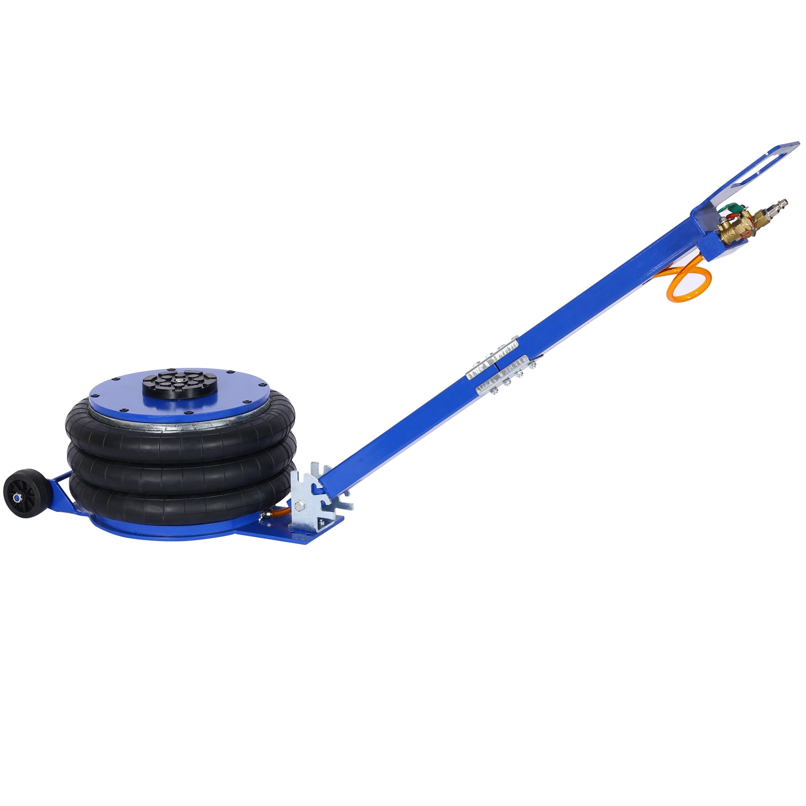 5T Triple Bag Air Jack,Pneumatic Jack 3 bag,lifting 16in capacity 5T 11000lbs,easy-collapsing Terrain,Blue color image 7