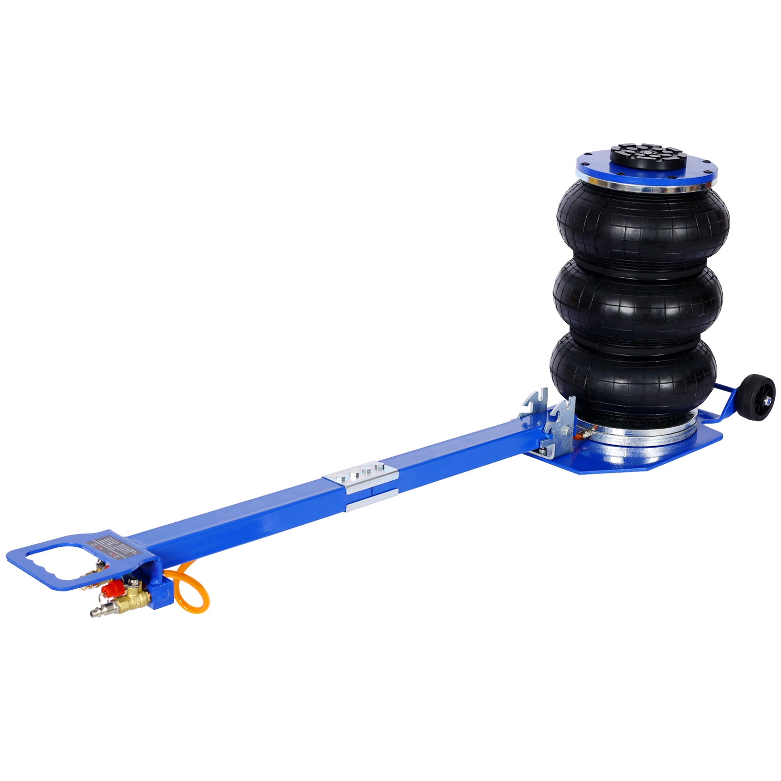 3T Triple Bag Air Jack,Pneumatic Jack 3 bag,lifting 16in capacity 6600lbs,easy-collapsing Terrain,Blue color image 6