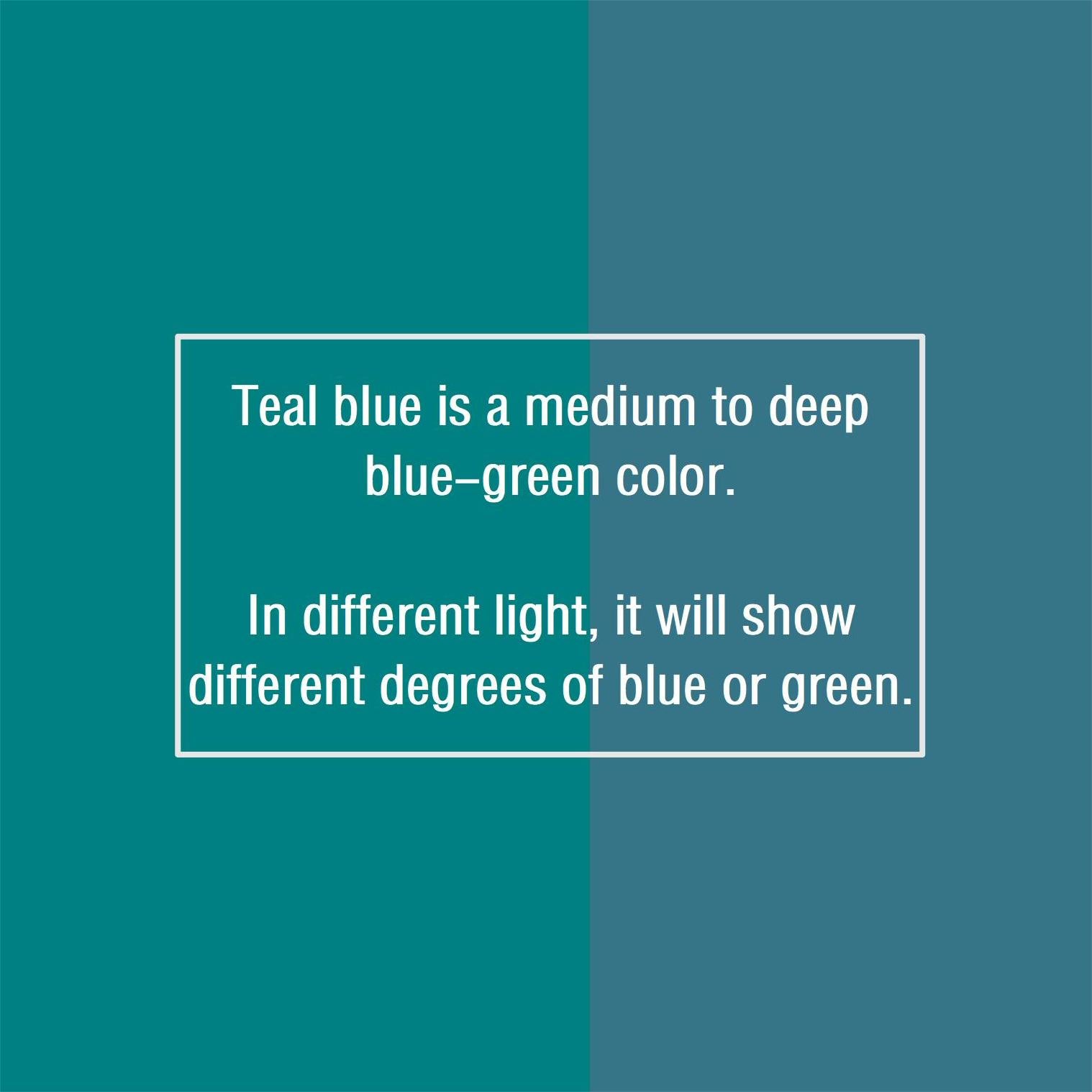 62" TV Stand, Buffet Sideboard Cabinet, Teal Blue image 2
