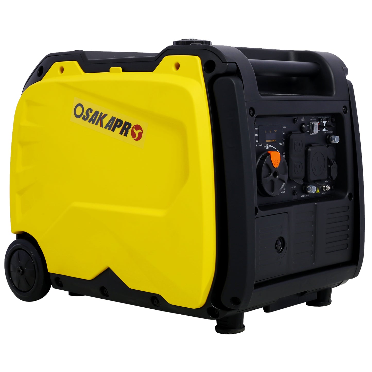 Super quiet Inverter Generator 4500w portable generator electric start, foldable handle with wheel,212cc 4 stroke EPA compliant image 10