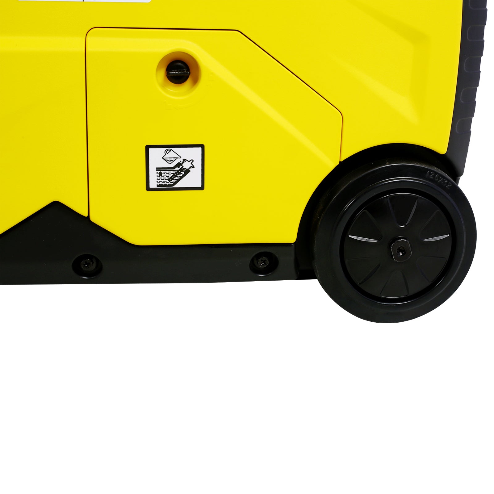 Super quiet Inverter Generator 4500w portable generator electric start, foldable handle with wheel,212cc 4 stroke EPA compliant image 6