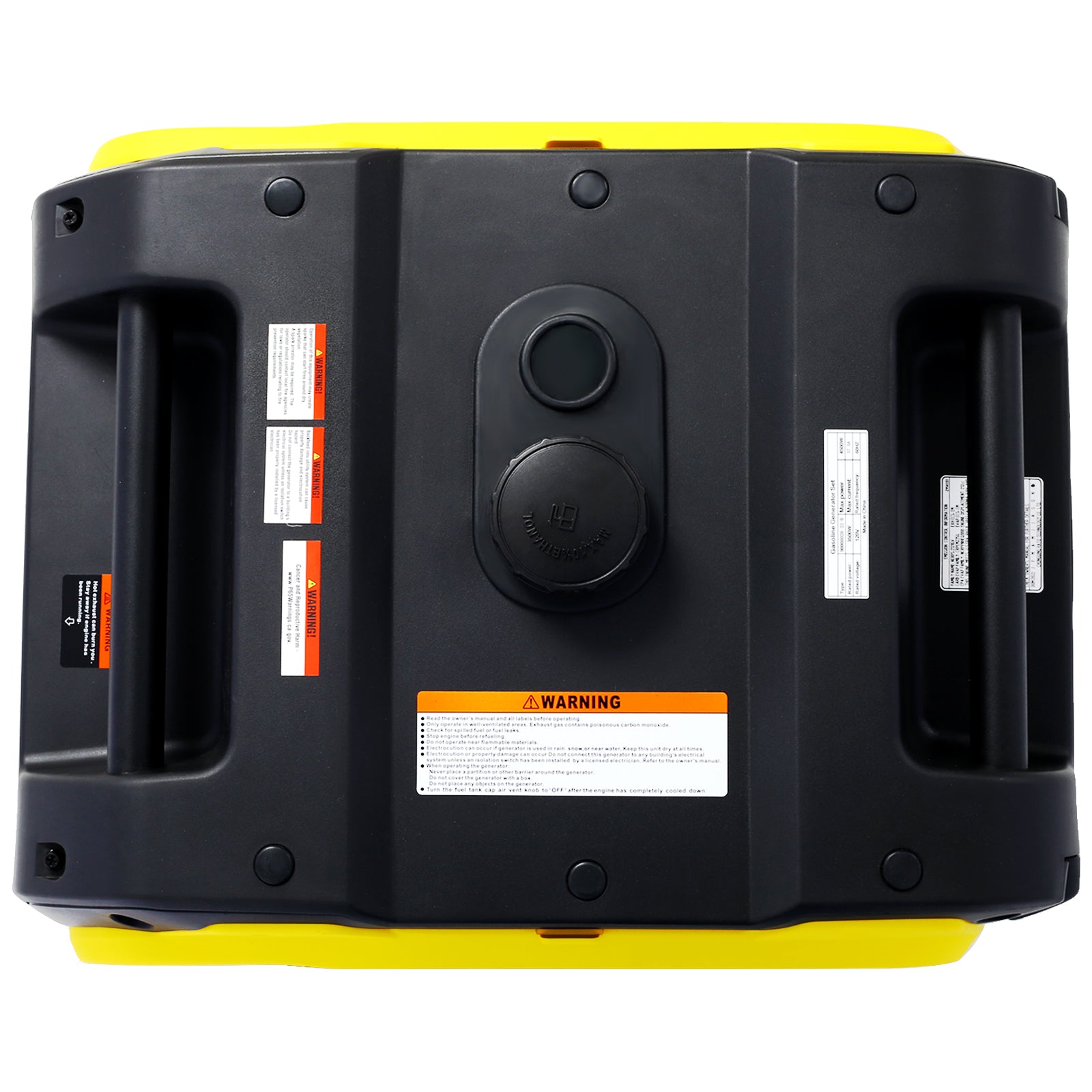 Super quiet Inverter Generator 4500w portable generator electric start, foldable handle with wheel,212cc 4 stroke EPA compliant image 5