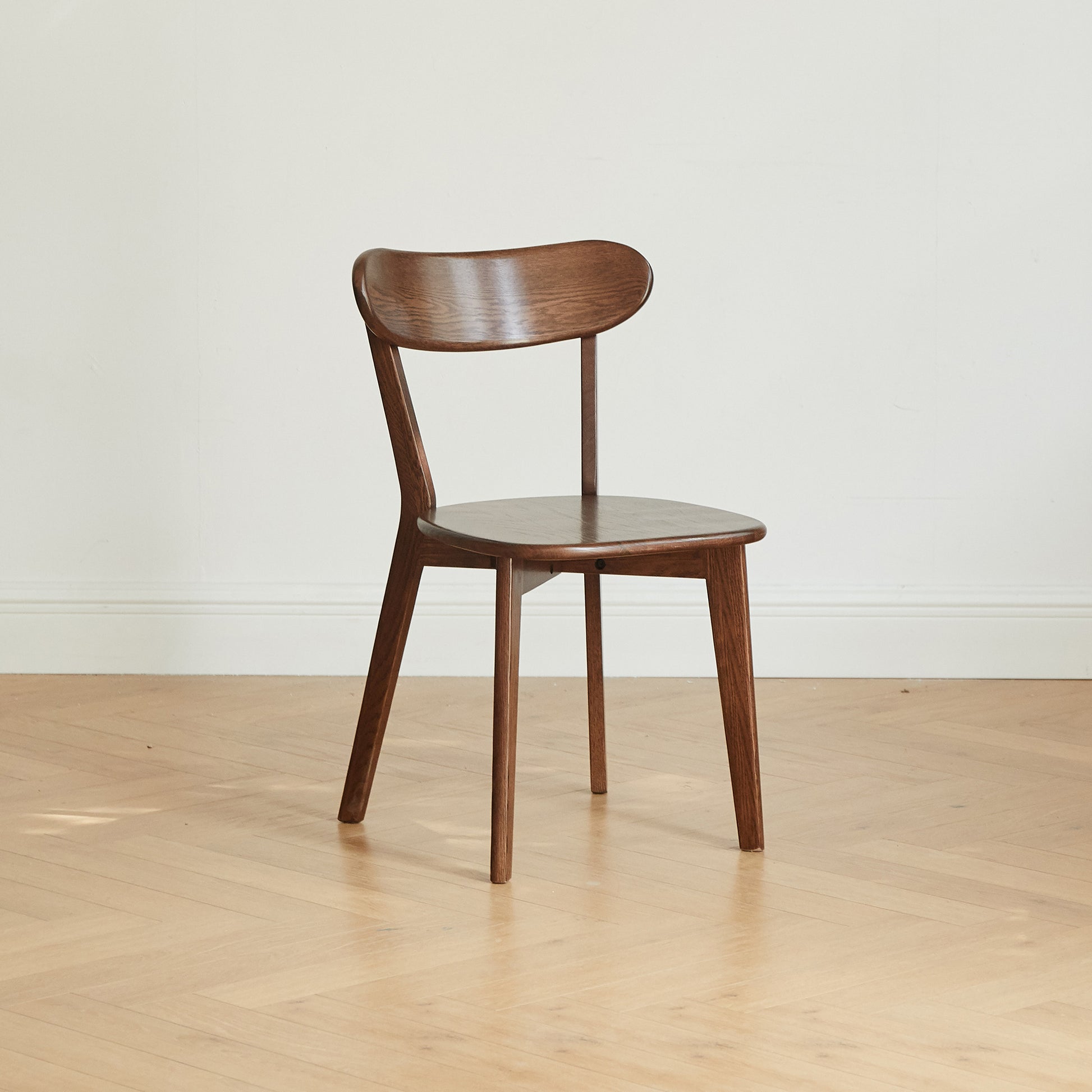 (Set of 2 pcs) Dining chair wooden FAS grade oak natural wood made in North America 100% dirt-free wood chair solid chair table chair wooden living room chair simple and natural 46.5 * 54 * 80cm image 8