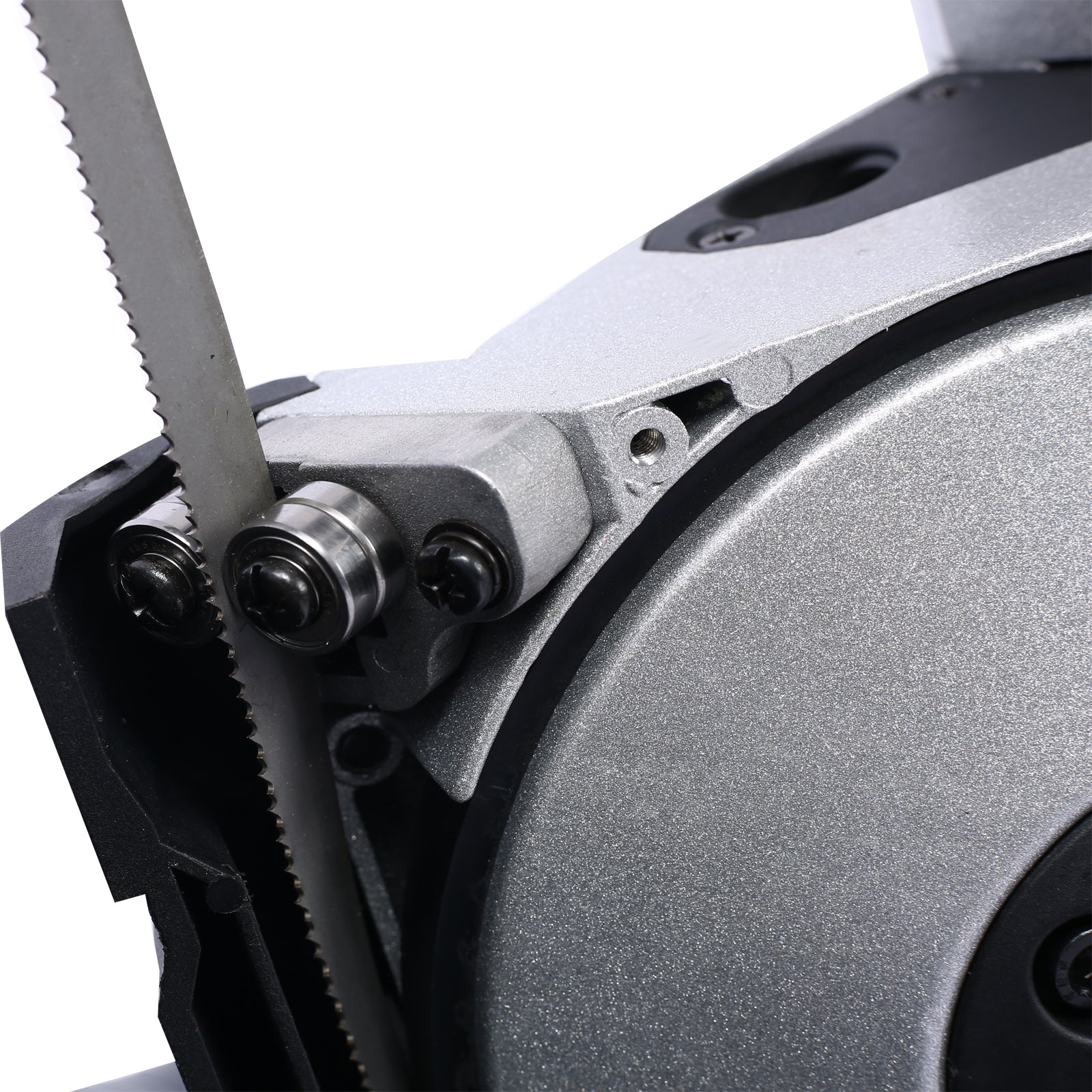 High-Performance Portable Band Saw with Removable Steel Base, 45°-90° Cutting, 10A 1100W Motor, 5-inch Depth Cut, image 10