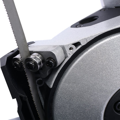 High-Performance Portable Band Saw with Removable Steel Base, 45°-90° Cutting, 10A 1100W Motor, 5-inch Depth Cut, image 10