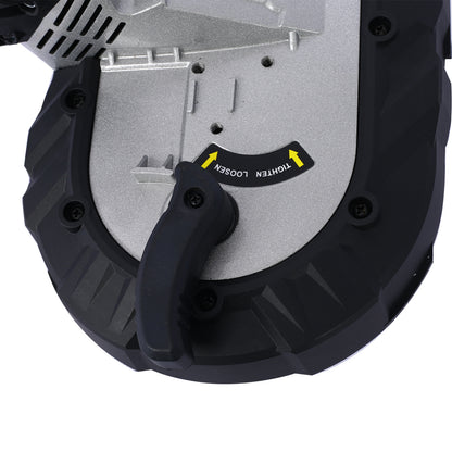 High-Performance Portable Band Saw with Removable Steel Base, 45°-90° Cutting, 10A 1100W Motor, 5-inch Depth Cut, image 9