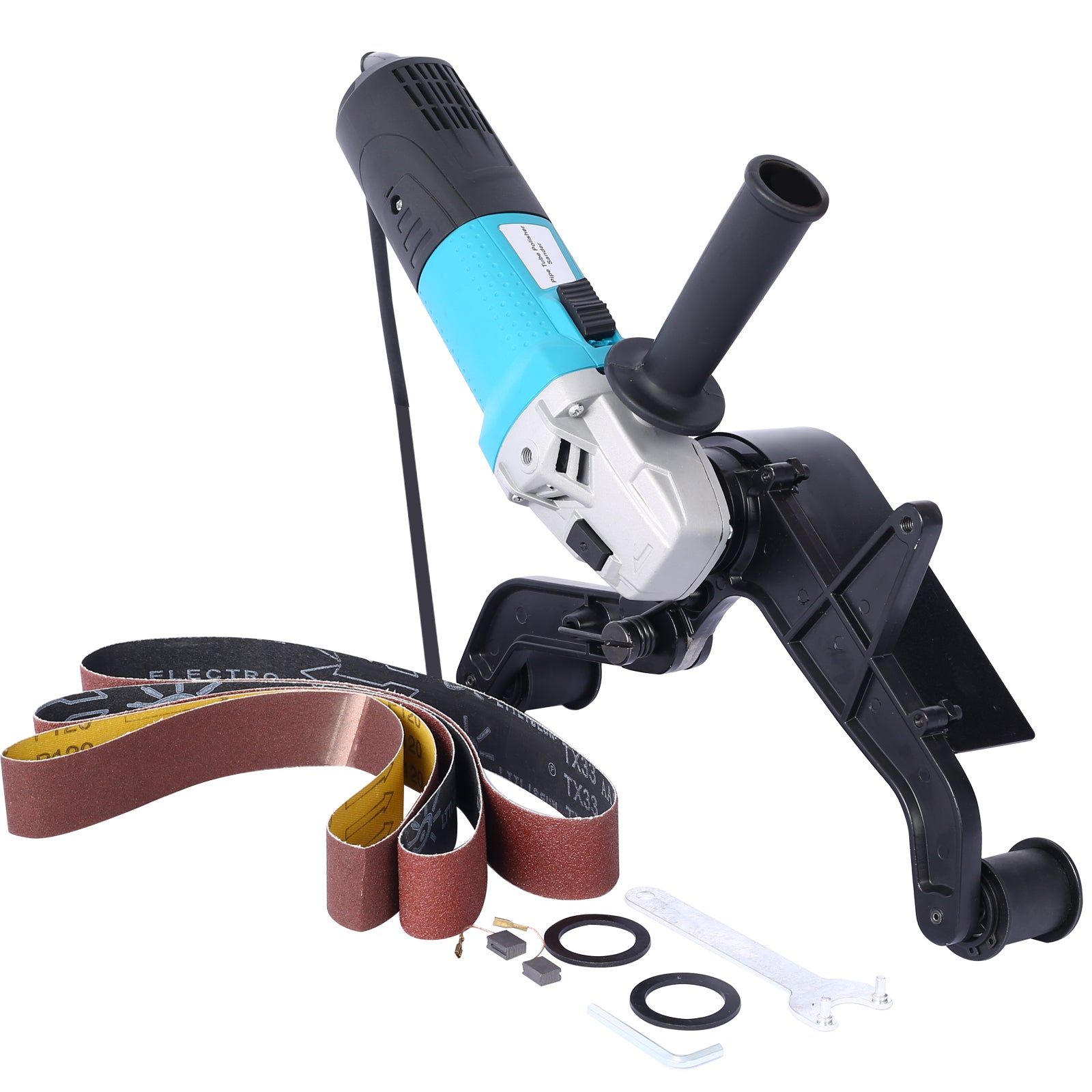 Stainless steel Tube Belt Sander Polisher,pipe sander,belt grinder,110V 1300W with Alumina Oxide Sanding Grinding and Polishing image 1