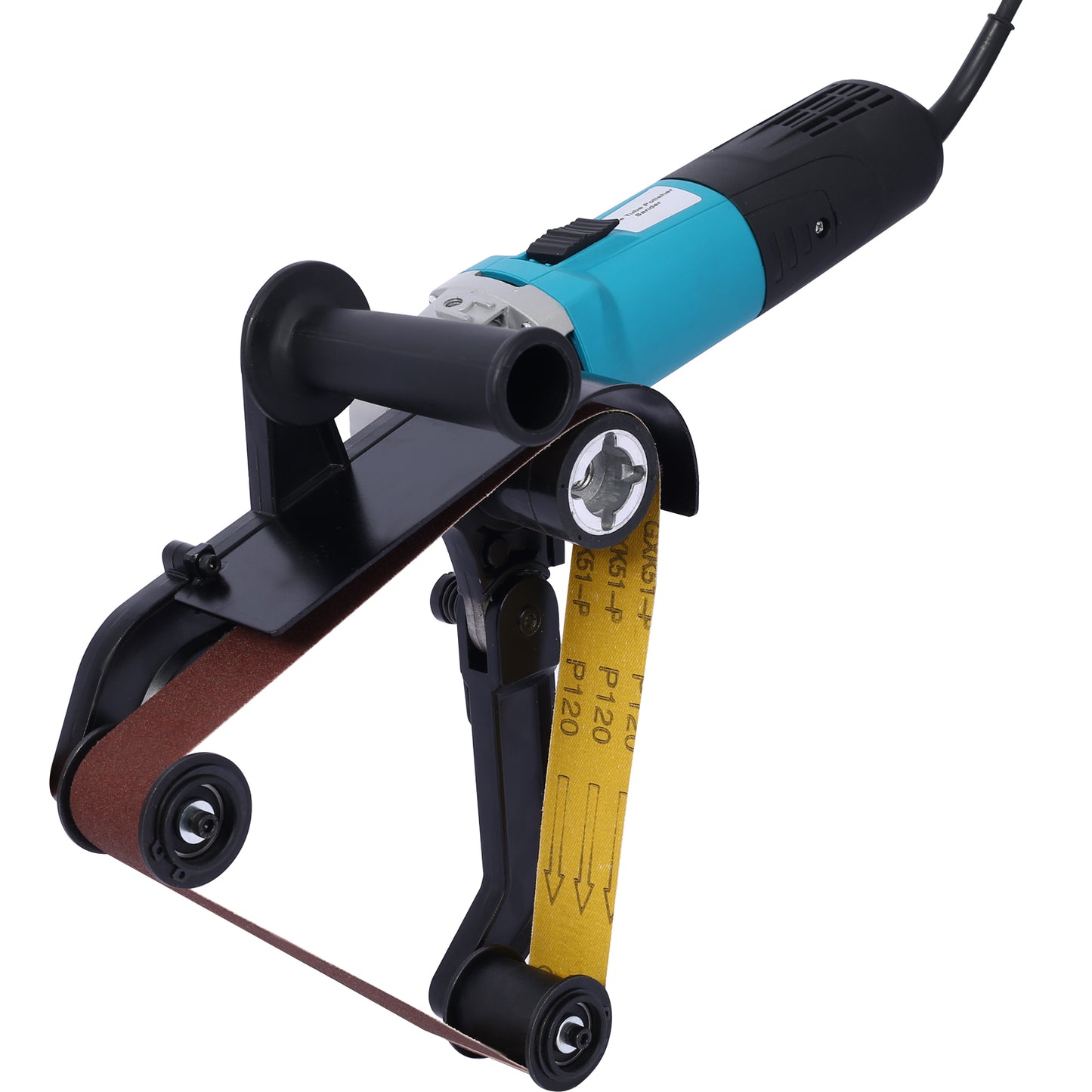 Stainless steel Tube Belt Sander Polisher,pipe sander,belt grinder,110V 1300W with Alumina Oxide Sanding Grinding and Polishing image 11