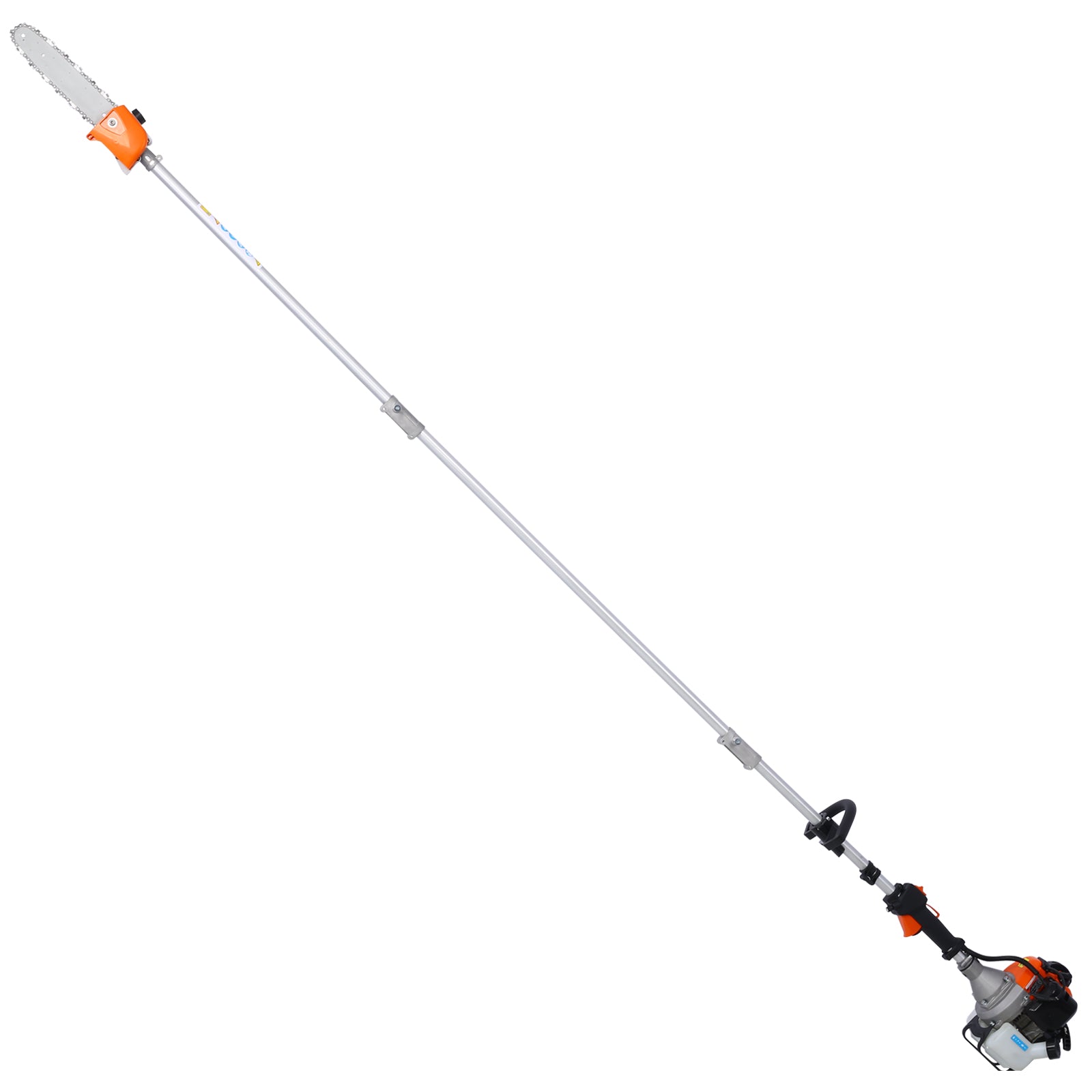 10 in 1 Multi-Functional Trimming Tool, 52CC 2-Cycle Garden Tool System with Gas Pole Saw, Hedge Trimmer, Grass Trimmer, and Brush Cutter EPA Compliant image 9