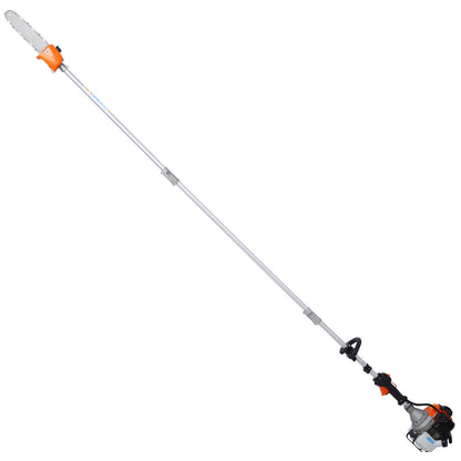10 in 1 Multi-Functional Trimming Tool, 52CC 2-Cycle Garden Tool System with Gas Pole Saw, Hedge Trimmer, Grass Trimmer, and Brush Cutter EPA Compliant image 9