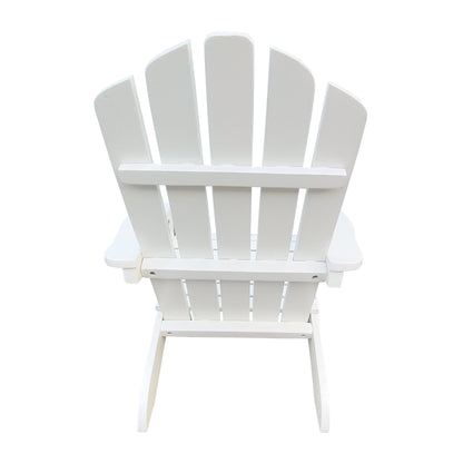 Outdoor or indoor Wood children Adirondack chair,white image 6