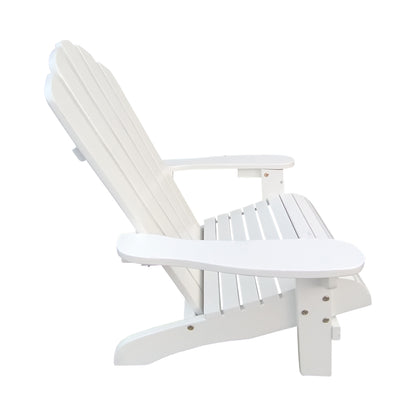 Outdoor or indoor Wood children Adirondack chair,white image 4
