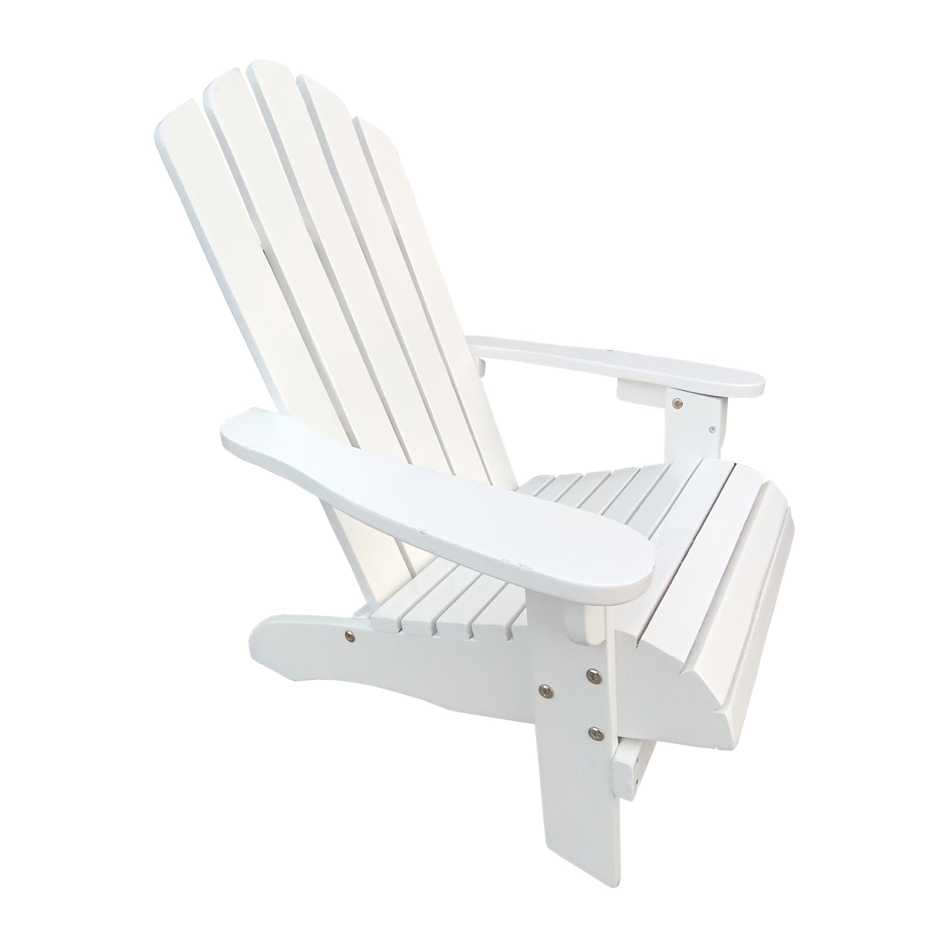 Outdoor or indoor Wood children Adirondack chair,white image 3