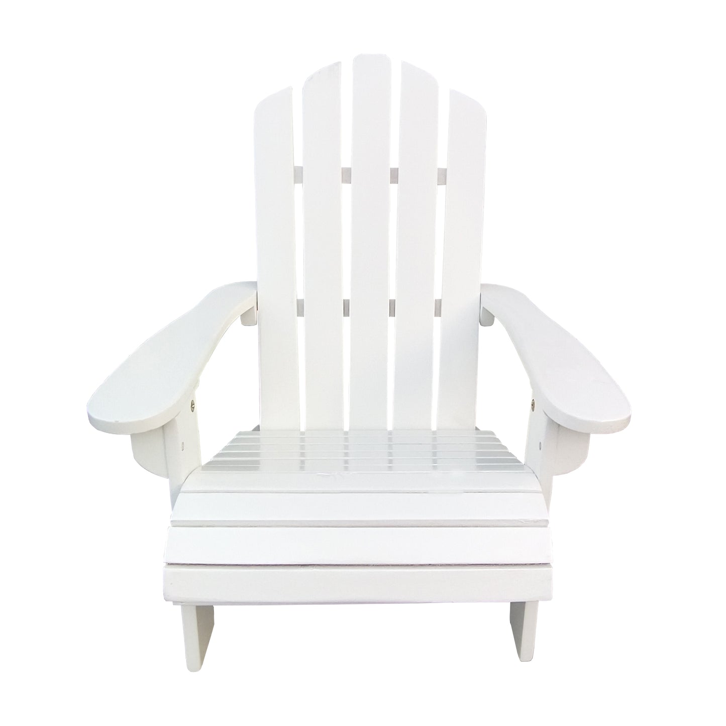 Outdoor or indoor Wood children Adirondack chair,white image 2