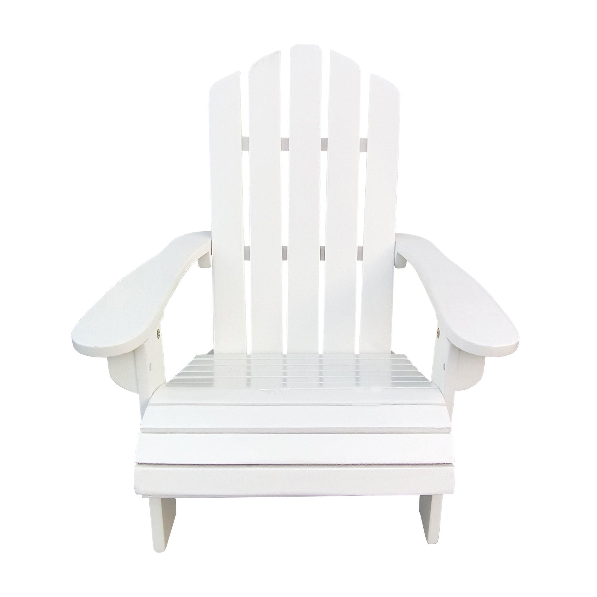 Outdoor or indoor Wood children Adirondack chair,white image 2