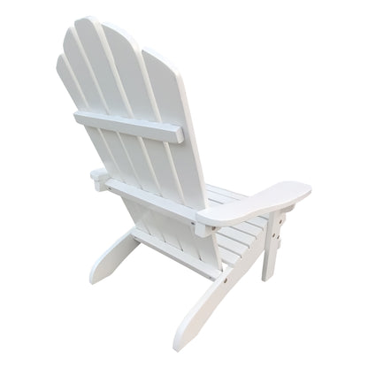 Outdoor or indoor Wood children Adirondack chair,white image 5