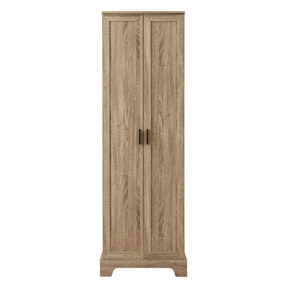 Storage Cabinet with Two Doors for Bathroom, Office, Adjustable Shelf, MDF Board, Brown (Old Sku:N725P181207D/WF302824AAD) image 12