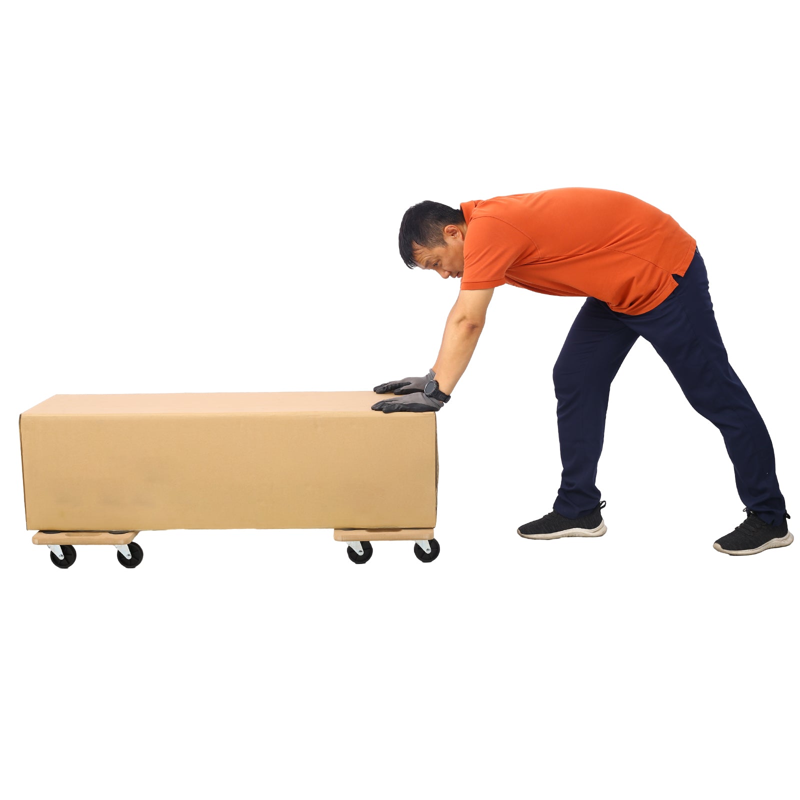 Furniture Moving Dolly, Heavy Duty Wood Rolling Mover with Wheels for Piano Couch Fridge Heavy Items, Securely Holds 500 Lbs (4pcs 22.8" x11.2" Platform) image 12