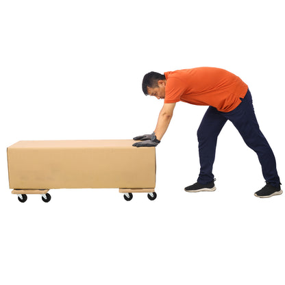 Furniture Moving Dolly, Heavy Duty Wood Rolling Mover with Wheels for Piano Couch Fridge Heavy Items, Securely Holds 500 Lbs (4pcs 22.8" x11.2" Platform) image 12